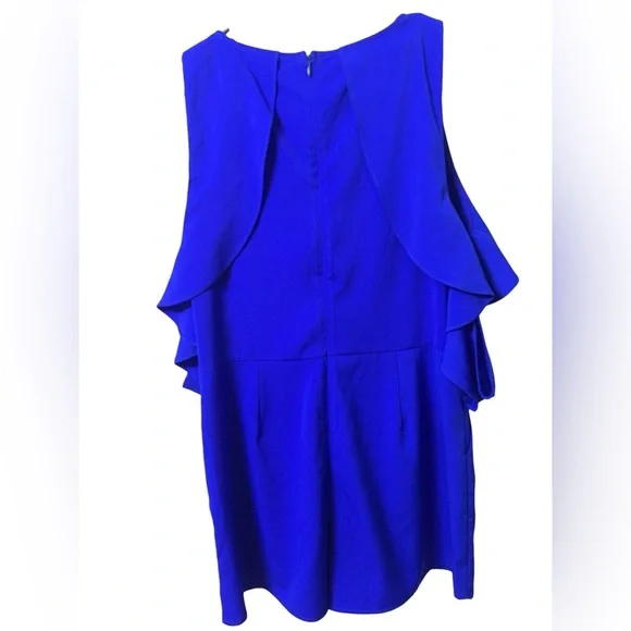 Ditzy Daizy large romper royal blue short beach vacation - Picture 2 of 8